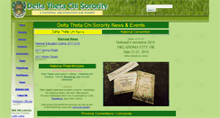 Desktop Screenshot of deltathetachi.org